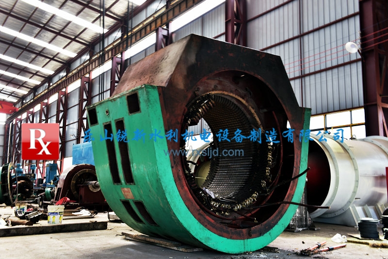 四川乐山锐新电机提供黑龙江水轮机维修 卧式，立式水轮发电机组的维修